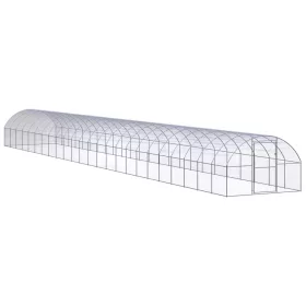  kültéri horganyzott acél tyúkól 3 x 24 x 2 m