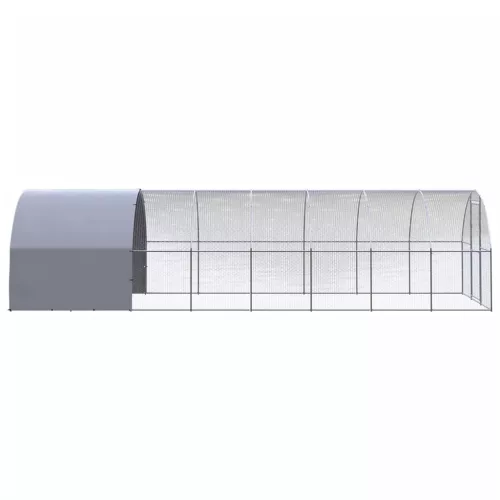  kültéri horganyzott acél tyúkól 3 x 8 x 2 m