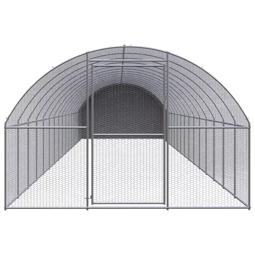  kültéri horganyzott acél tyúkól 3 x16 x 2 m