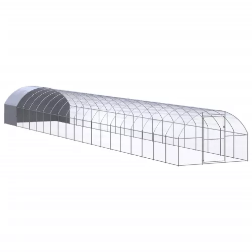  kültéri horganyzott acél tyúkól 3 x 20 x 2 m