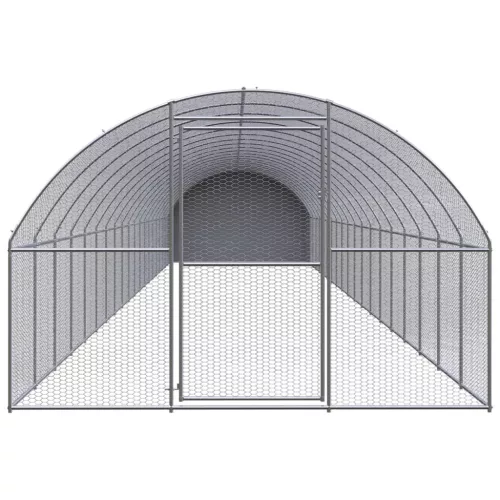  kültéri horganyzott acél tyúkól 3 x 20 x 2 m