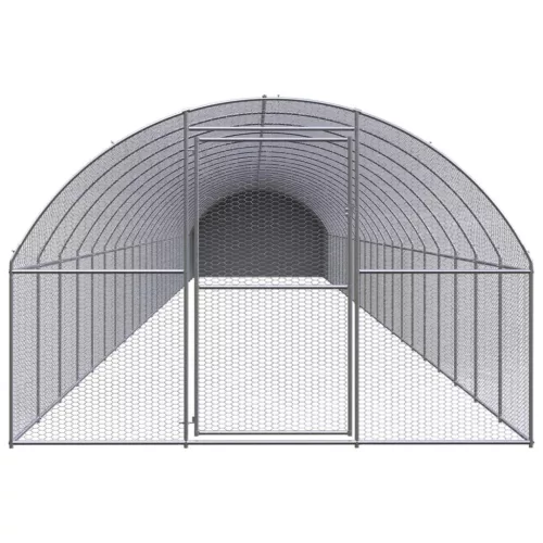  kültéri horganyzott acél tyúkól 3 x 24 x 2 m