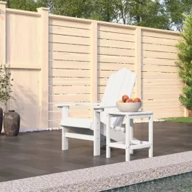  fehér HDPE kerti adirondack szék asztallal
