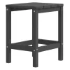  antracitszürke HDPE kerti adirondack szék asztallal