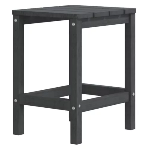  antracitszürke HDPE kerti adirondack szék asztallal