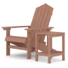  barna HDPE kerti adirondack szék asztallal