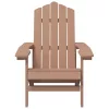  barna HDPE kerti adirondack szék asztallal