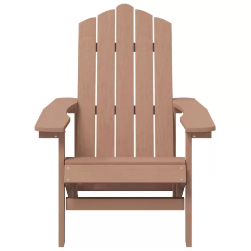  barna HDPE kerti adirondack szék asztallal