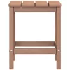  barna HDPE kerti adirondack szék asztallal