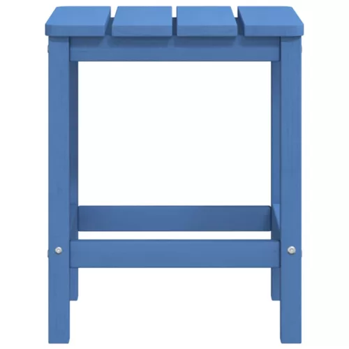  vízkék HDPE kerti adirondack szék asztallal