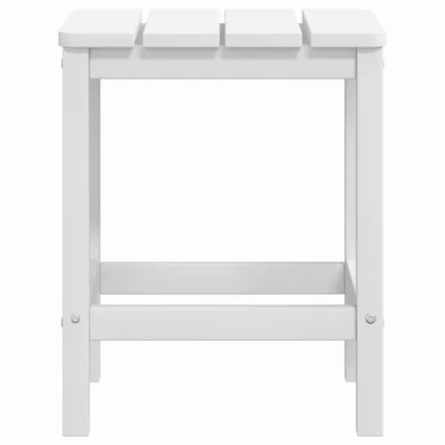  fehér HDPE kerti adirondack székek asztallal