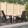  antracitszürke HDPE kerti adirondack székek asztallal