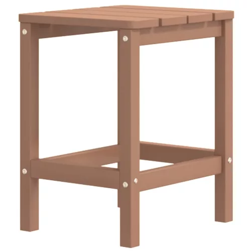  barna HDPE kerti adirondack székek asztallal