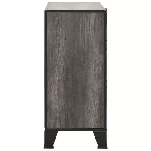  2 db szürke fém és MDF tárolószekrény 72 x 36 x 82 cm