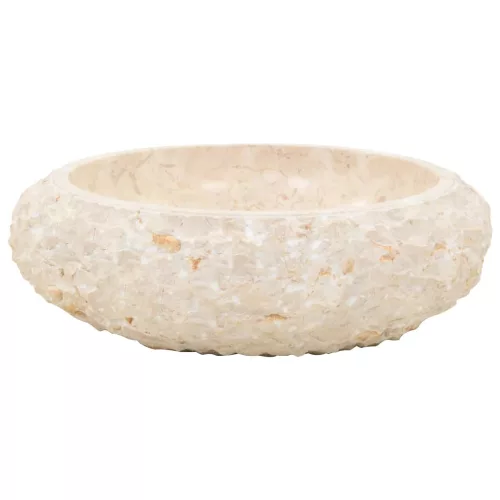  tömör tíkfa fürdőszobaszekrény krémszínű márvány mosdókkal