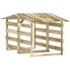  2 db impregnált fenyőfa pergola tetővel 100 x 90 x 100 cm