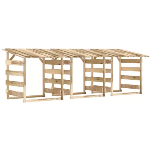  3 db impregnált fenyőfa pergola tetővel 100 x 90 x 100 cm