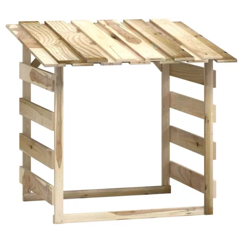  3 db impregnált fenyőfa pergola tetővel 100 x 90 x 100 cm