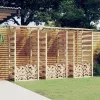  3 db impregnált fenyőfa pergola tetővel 100 x 90 x 200 cm