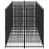  acél kültéri kutyakennel 12,9 m²