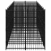  acél kültéri kutyakennel 14,75 m²