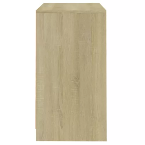  2 db sonoma-tölgyszínű forgácslap tálalószekrény 70x41x75 cm