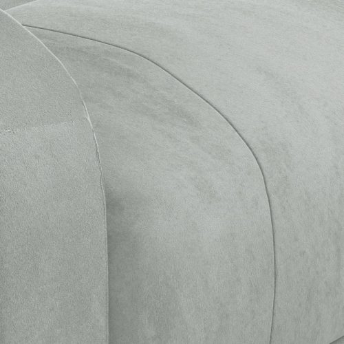  világosszürke bársony elektromos masszázsfotel