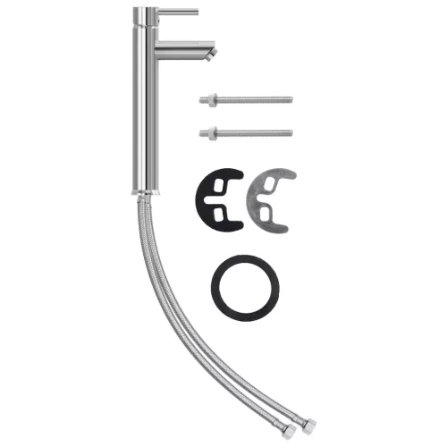  edzett üveg mosdókagyló csapteleppel és leeresztőszeleppel