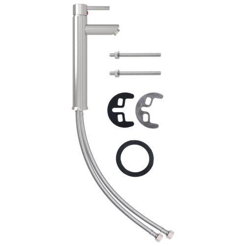  edzett üveg mosdókagyló csapteleppel és leeresztőszeleppel