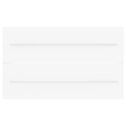  fehér forgácslap mosdószekrény beépített mosdókagylóval