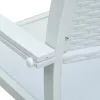  5 részes fehér kerti étkezőgarnitúra