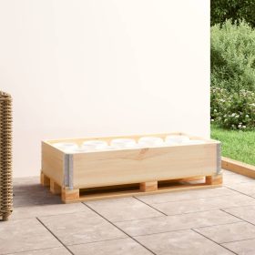  tömör fenyőfa raklapmagasító 50 x 100 cm