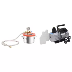  vákuumkamra kétfokozatú szivattyúval 3,7 L