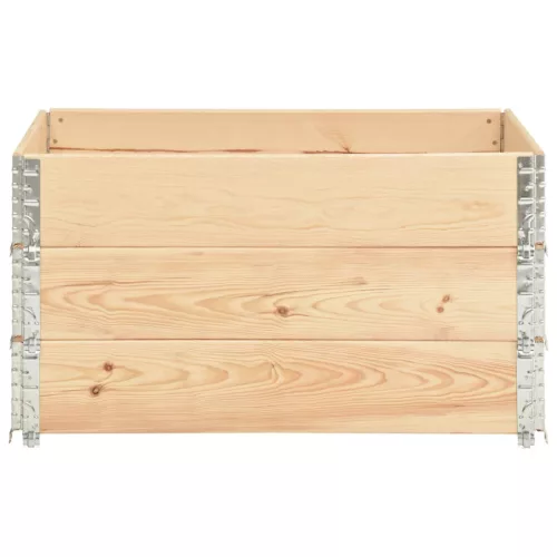  3 db tömör fenyőfa raklapmagasító 50 x 100 cm