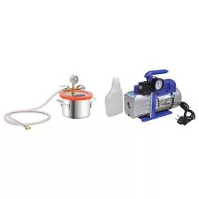  vákuumkamra egyfokozatú szivattyúval 3,7 L