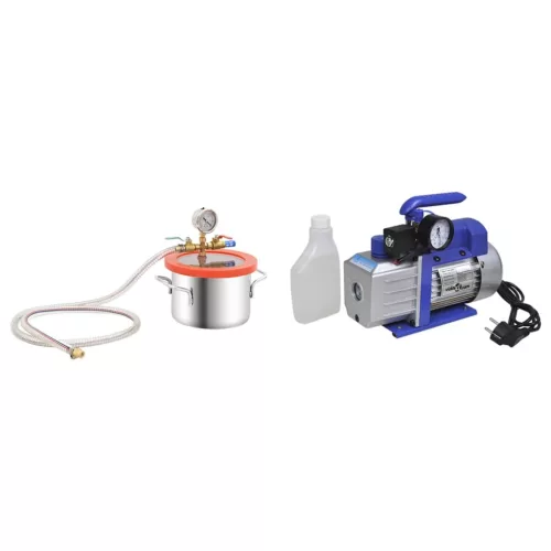  vákuumkamra egyfokozatú szivattyúval 3,7 L