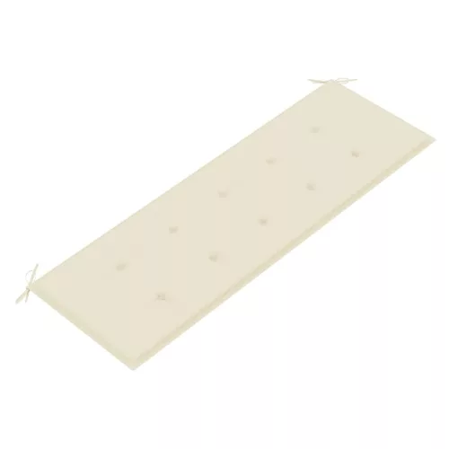  tömör tíkfa Batavia pad krémszínű párnával 150 cm