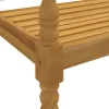  tömör tíkfa Batavia pad tópszínű párnával 150 cm