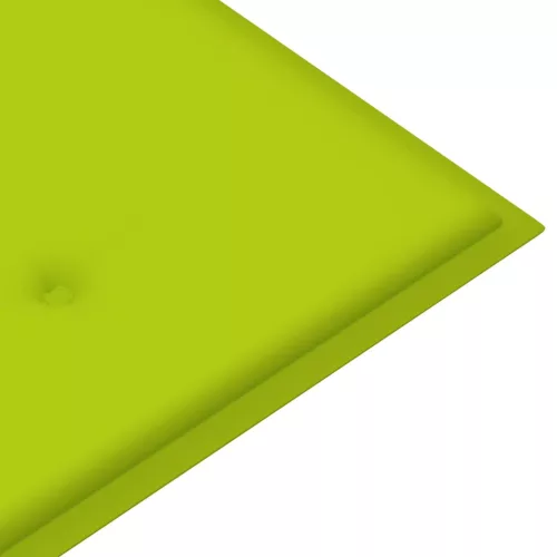  tömör tíkfa Batavia pad világoszöld párnával 150 cm