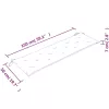  tömör tíkfa Batavia pad krémszínű párnával 150 cm