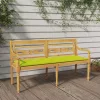  tömör tíkfa Batavia pad világoszöld párnával 150 cm