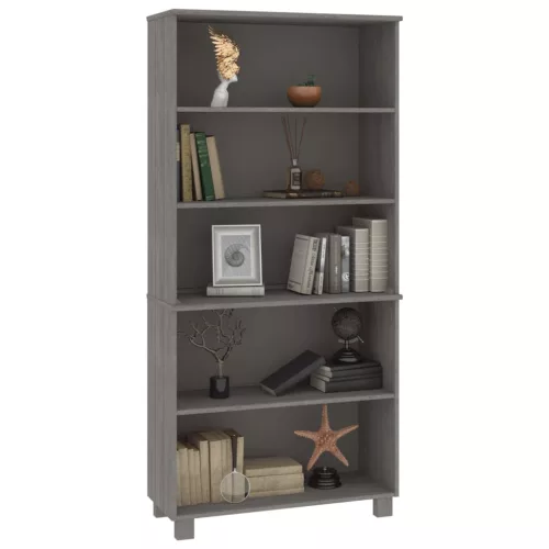  HAMAR világosszürke tömör fenyőfa tálalószekrény