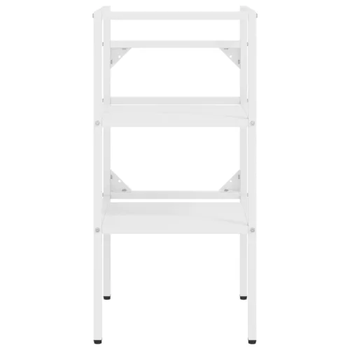  fehér vas fürdőszobai mosdókagylóváz beépített mosdóval