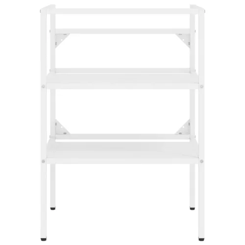  fehér vas fürdőszobai mosdókagylóváz beépített mosdóval