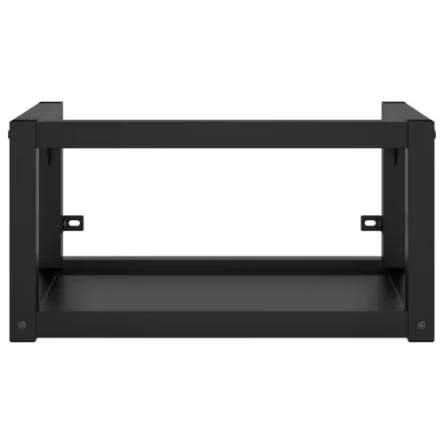  fekete vas fürdőszobai mosdókagylóváz beépített mosdóval