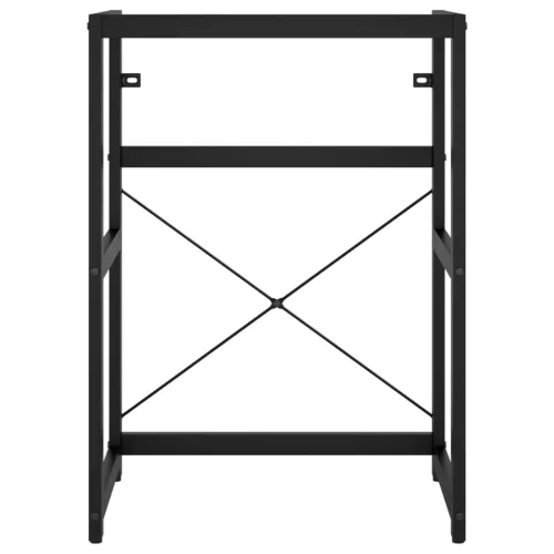  fekete vas fürdőszobai mosdókagylóváz beépített mosdóval