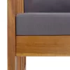  tömör akácfa kerti pad párnákkal 119 cm