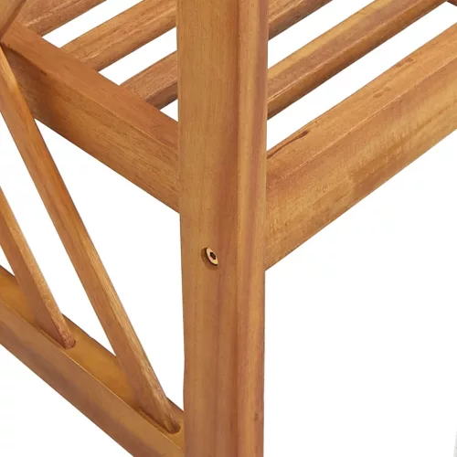  tömör akácfa kerti pad 119 cm