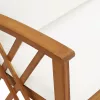  tömör akácfa kerti pad párnákkal 119 cm