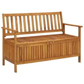  tömör akácfa kerti tárolópad 120 cm